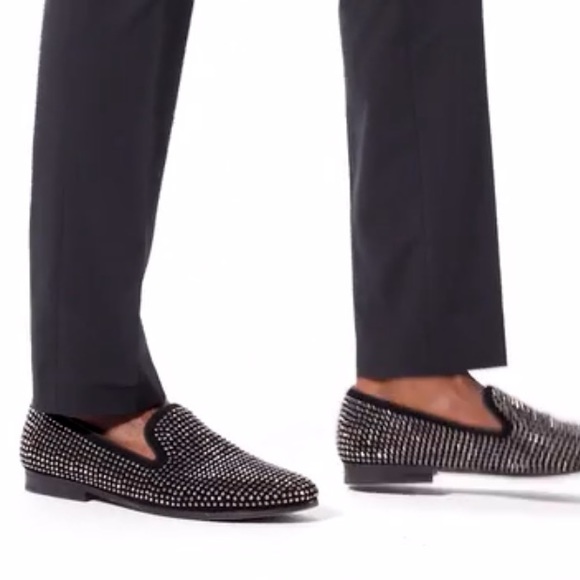 New without box Steve Madden Men's Caviar Rhinestone Slipper Loafer Size 7.5 - Picture 8 of 13